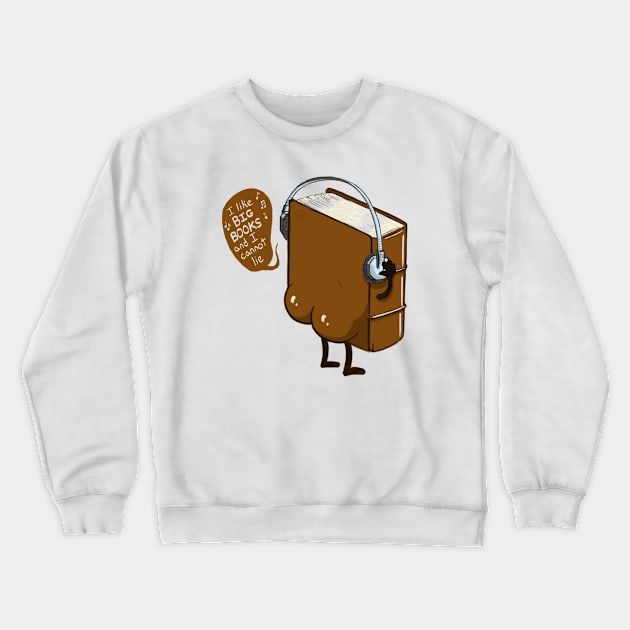 Big Books Crewneck Sweatshirt by Lukellipsis